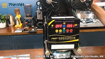 Hướng dẫn sử dụng máy dập cốc Fest RC95 tự động