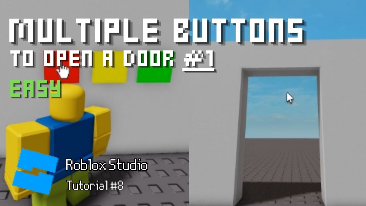 ROBLOX Tutorial] - Door with Button SCRIPT 