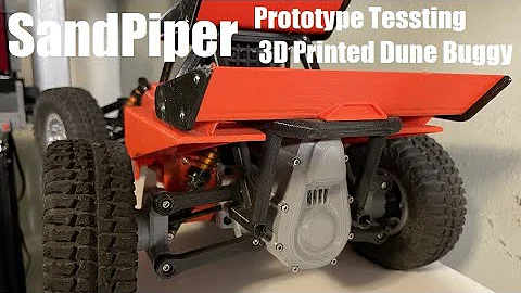 SandPiper Dune Buggy Prototype - 3D Printed RC Model by Black Crow