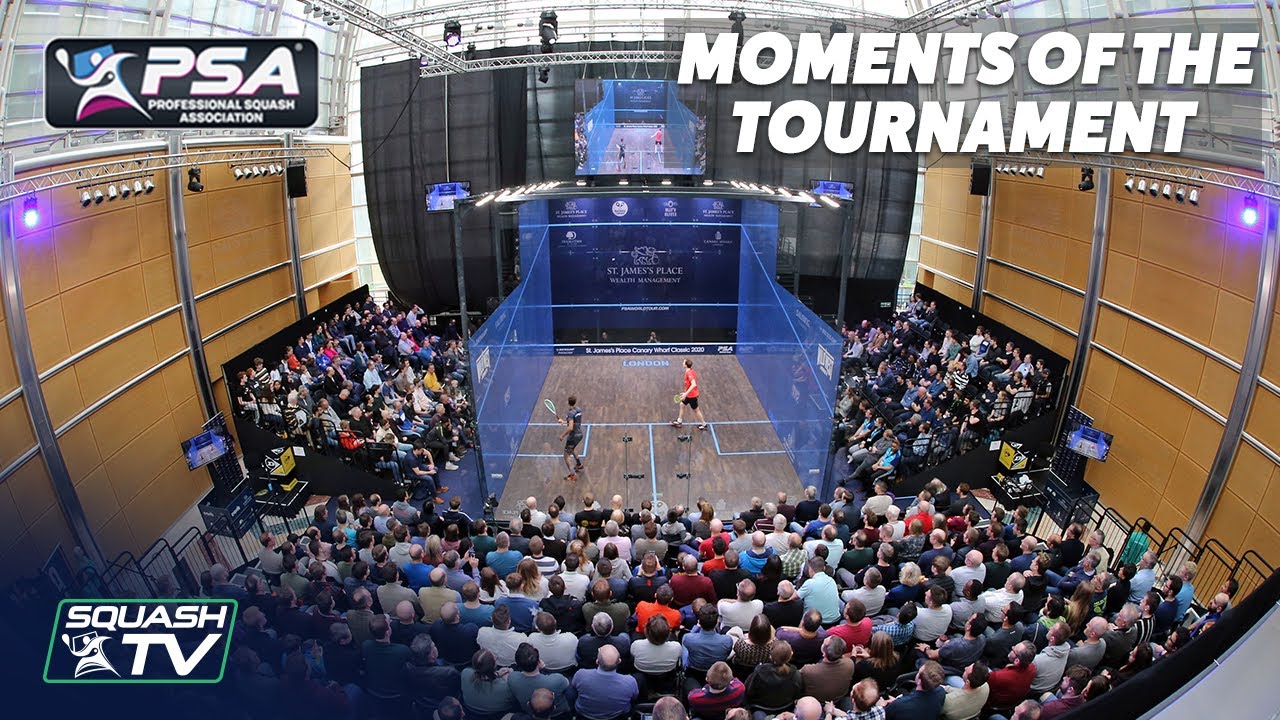 Squash Canary Wharf Classic 2020 Moments of the Tournament YouTube