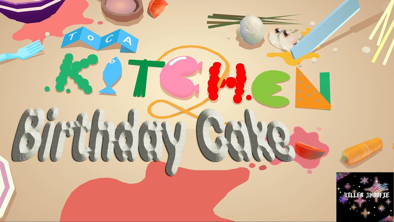 Toca Kitchen 2 Birthday Cake ( No Talking /No Commentary)