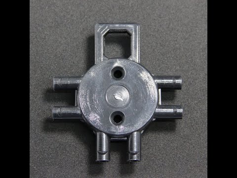 Розподільник попарного колектора "МАЙГА" 240 см3 доїльного апарата для корів, видео 1