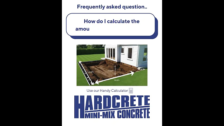 How do I calculate how much concrete I need? #concretedelivery #construction #concretelifting