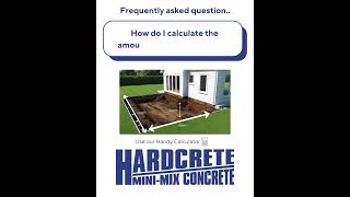 How do I calculate how much concrete I need? #concretedelivery #construction #concretelifting