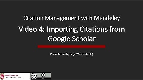 4 Importing Citations from Google Scholar