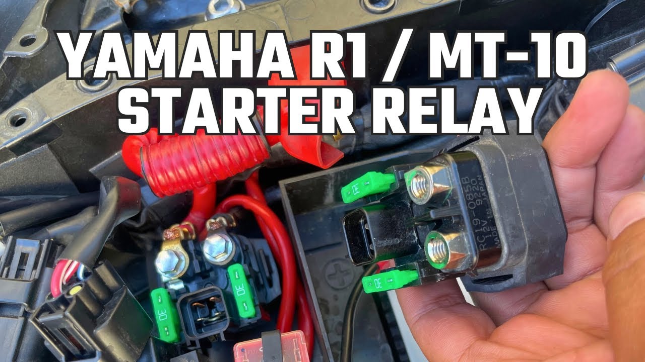 YAMAHA R1 MT10 | STARTER RELAY | RUCOS EN MOTO - YouTube