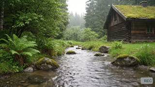 Think All Rain Sounds are the Same Not After Hearing This Streamside Cabin for 6 Hours
