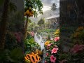 La lluvia, la montaña y la tranquilidad… el lugar perfecto para olvidar el ruido del mundo #lluvia