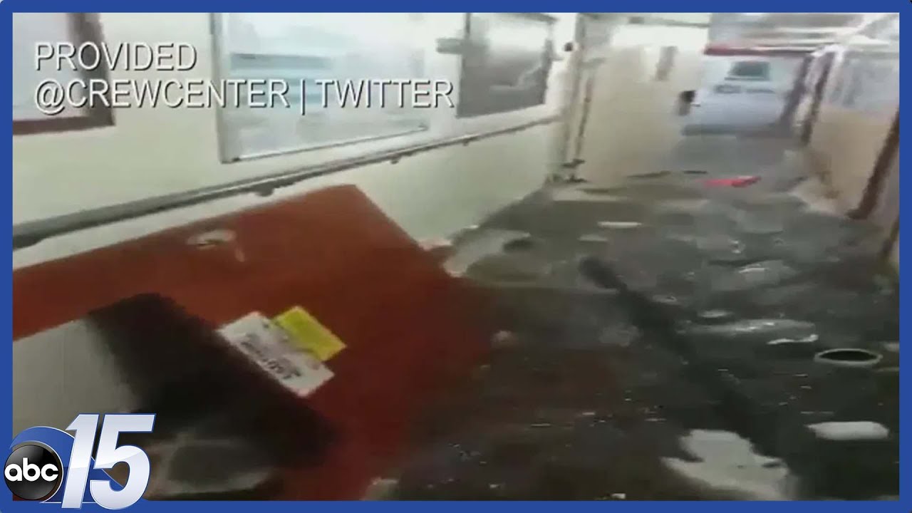 Carnival Sunshine nightmare voyage into storm; Horrific conditions ...
