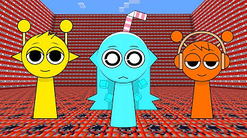 I Found NEW INTERESTING Incredibox Sprunki in Maze Gmod Minecraft