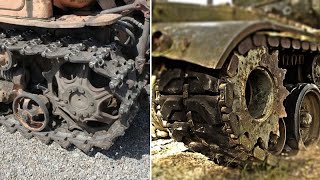 Почему у танков гусеничные пальцы смотрят шляпкой внутрь, а у тракторов - наружу