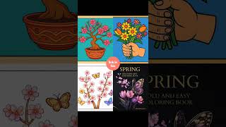 Spring Bold and Easy Coloring Book Simple and Relaxing Spring Designs for Stress Relief Creativity