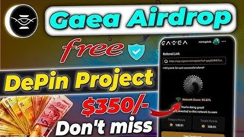 GAEA AI & DePIN Airdrop: Earn Big with This Latest Crypto Opportunity! 💰🚀