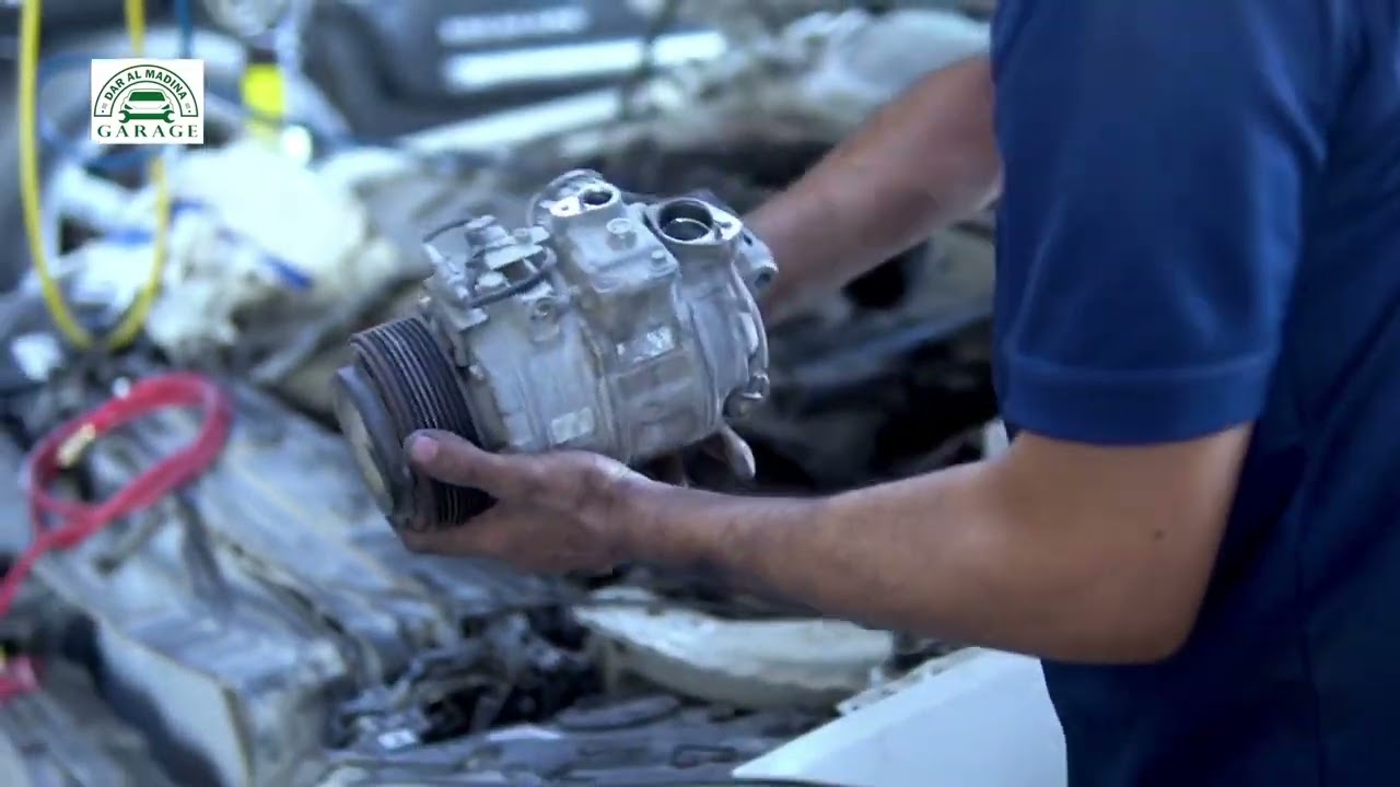 Premium car AC repair services in Dubai.