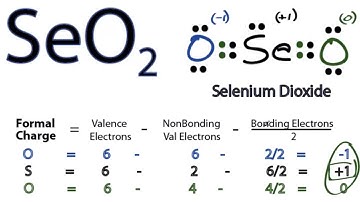 SeO2 Lewis Structure - How to Draw the Lewis Structure for SeO2