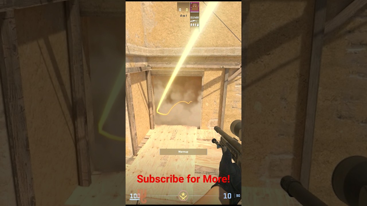 CS2 Mirage Palace Smoke from B Short 