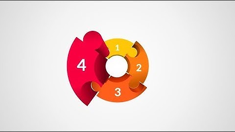 3d circle puzzle in powerpoint. Powerpoint tricks