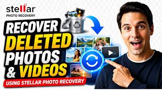 How to Recover Deleted Photos & Videos using Stellar Photo Recovery (2026 Latest Method) screenshot 1
