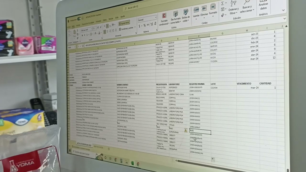 PROCESO DE RECEPCIÓN - Droguería Sanigi