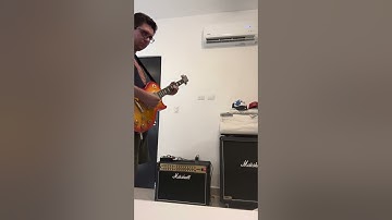 Marshall jvm410C and Line6 HX Stomp.  I played my epiphone 1960 tribute with gibson 57