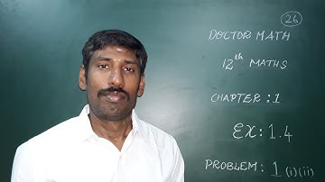 12TH MATH EX:1.4 PROB:1(i,ii) CHAP:1 APPLICATION OF MATRIX AND DETER CRAMER
