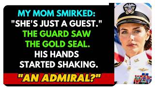 “ Not My Daughter, Just A Guest,” My Mom Said Coldly—Then The Gold Seal On My Card Froze The Guard