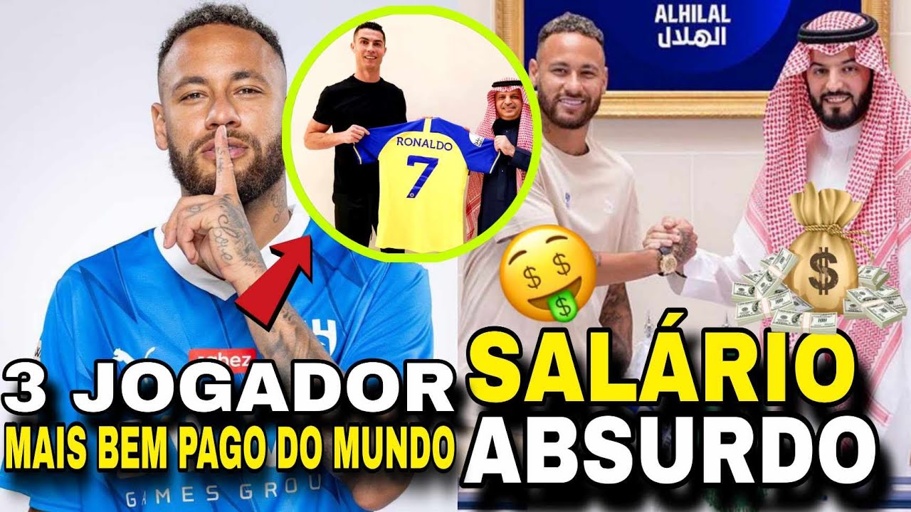 Neymar vai ganhar no Al-Hilal o terceiro maior salário do mundo