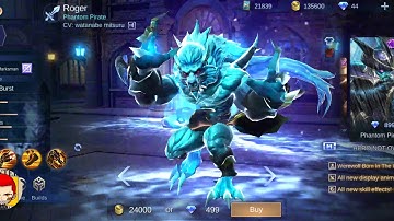 Mobile Legends Epic Skin Roger Phantom Pirate