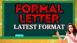 Formal Letter Latest Format Letter Writing Format