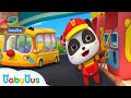 Bayi Panda Menjadi Pelayan Pom Bensin | Karir Bayi Panda | Lagu Anak-anak | BabyBus Bahasa Indonesia