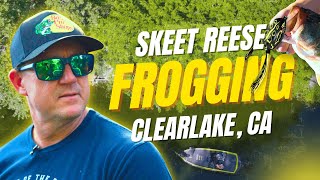 Unreal Frog Blowups on Clearlake! - Frog Fishing Tips