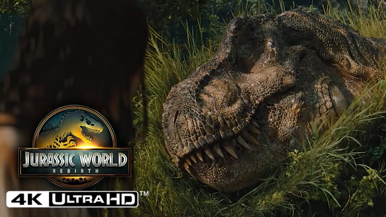 Rex Attack T.Rex Attacks The Family Scene | Jurassic World Rebirth - HD 4DKK - YouTube