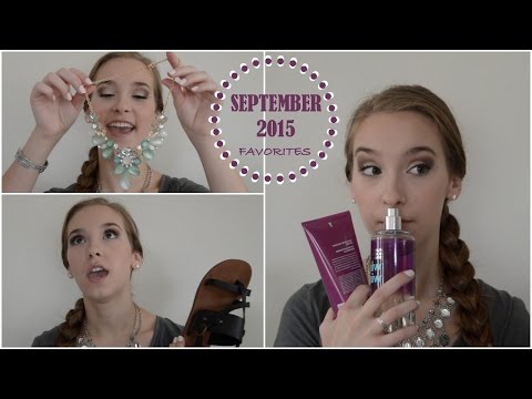 SEPTEMBER FAVORITES 2015  @heyitslivjames