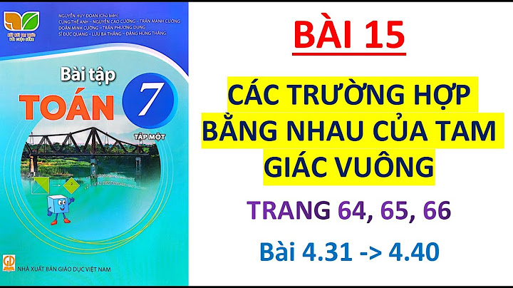 Giải bài tập toán lớp 7 sách giáo khoa