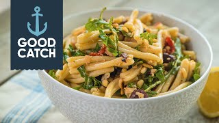 GOOD CATCH Mediterranean Tuna Pasta Salad 1min Recipe Video