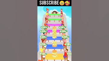 Pancake run gameplay walkthrough | android, iOS mobile | New update | all levels #shorts games 😄💥
