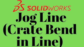 Jog Line in solidworks sketch (Learn Fast 2019)