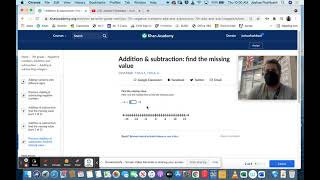 Khan Support: Addition and Subtraction: Find the missing value