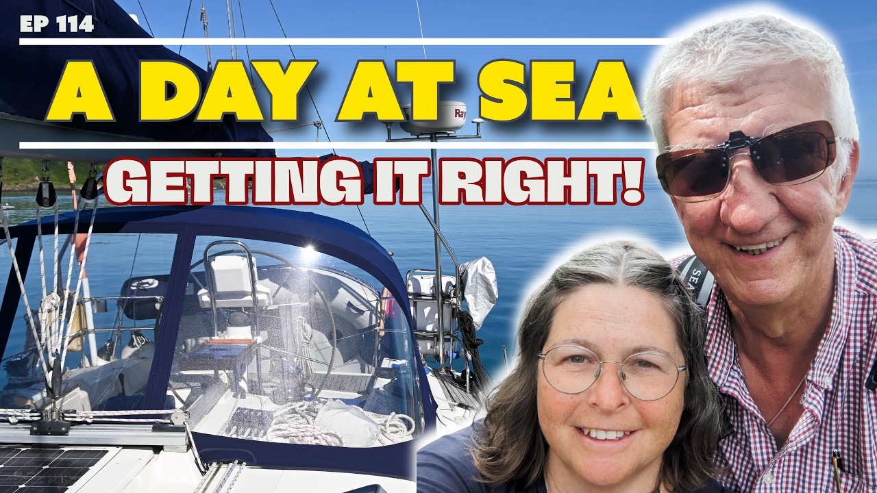 ⁣Sailing fearsome UK passages in stunning weather