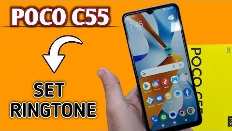 Poco c55 ringtone kaise set kare | How to set song ringtone in poco c55