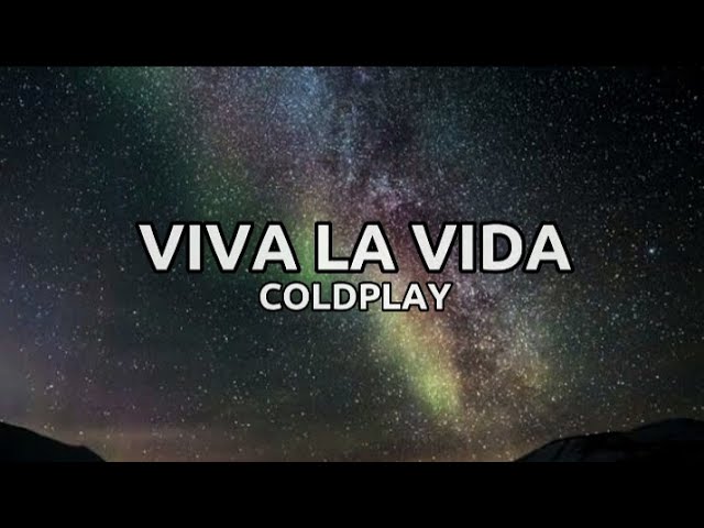 Coldplay -Viva la Vida (sped up + lyric) class=