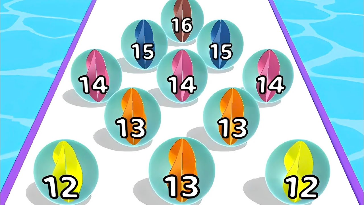 Marble Run 🏀 3D Game Color Ball Race Gameplay Android IOS Level 7805