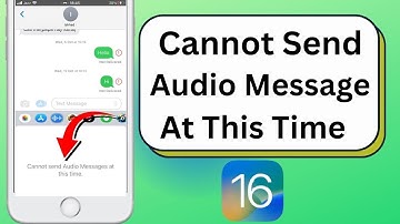 cannot send audio messages at this time iPhone | iOS 16 | How to Send Audio Message on iPhone iOS 16