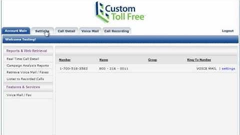 Custom Toll Free - How to Setup Custom Call Forwarding