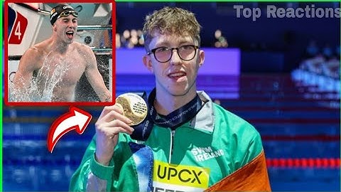 🏅 Daniel Wiffen Makes History: Gold Medal in Men's 800M Freestyle at Olympics for Northern Ireland 🌟