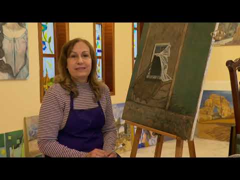 تقرير د جمانة دويكات الفن التشكيلي للفنانة صفاء الشريف 