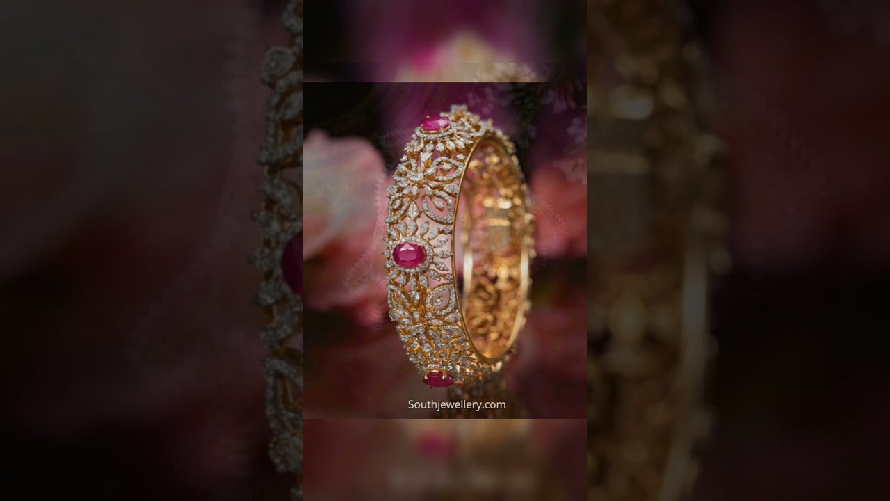 Amazing Diamond Bangle Designs For Ladies/Girls  ||Shorts