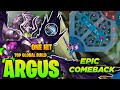 ARGUS IMPOSSIBLE EPIC COMEBACK BRO || ARGUS BEST BUILD 2024