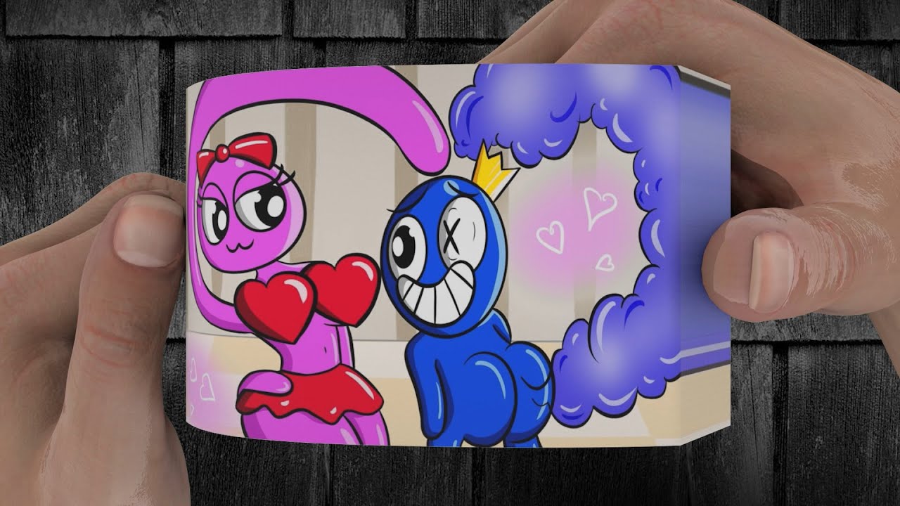 RAINBOW FRIENDS BLUE and PINK Flipbook #flipbookmood #roblox # ...