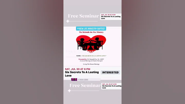 Six Secrets To A Lasting Love By: Dr Kenneth Foy Sr.